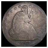 1872 Silver Half Dollar (Seated Liberty) NICELY CI