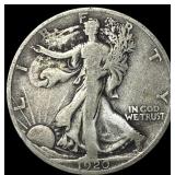 1920-S Silver Walking Liberty Half Dollar NICELY C
