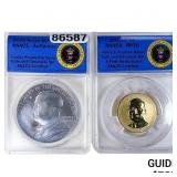 [2 Coins] 2015 Harry S.Truman S$1Medal Coin&Chroni