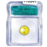 2007 1/10oz Gold Eagle $5 ICG MS70