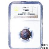 1880 Indian Head Cent NGC PF64 BN