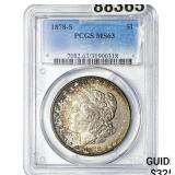 1878-S Mercury Silver Dollar PCGS MS63