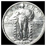 1920-S Standing Liberty Quarter CHOICE AU