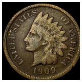 1909-S Indian Head Cent LIGHTLY CIRCULATED