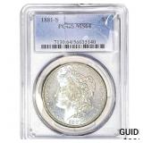 1881-S Morgan Silver Dollar PCGS MS64