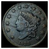 1833 Coronet Head Large Cent HIGH GRADE