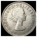 1958 Austrailia Silver 1 Shilling