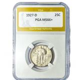1927-D Standing Liberty Quarter PGA MS66+
