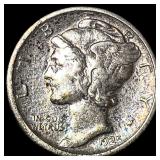 1925-S Mercury Dime CLOSELY UNCIRCULATED