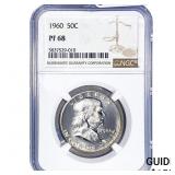 1960 Franklin Half Dollar NGC PR68