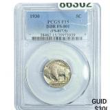 1930 Buffalo Nickel PCGS F15 DDR