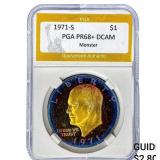1971-S Eisenhower Dollar PGA PR68+ DCAM Monster