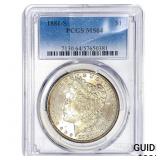 1881-S Morgan Silver Dollar PCGS MS64