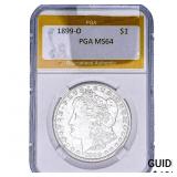 1899-O Morgan Silver Dollar PGA MS64