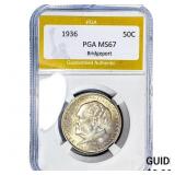 1936 Bridgeport Half Dollar PGA MS67