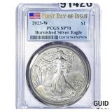 2023-W Burnished SE $1 1oz  PCGS SP70