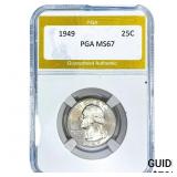 1949 Washington Silver Quarter PGA MS67