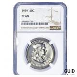 1959 Franklin Half Dollar NGC PF68
