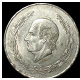 1953-M Silver 5 Pesos Mexico CLOSELY UNCIRCULATED