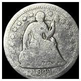 1841 Silver Half Dime NICELY CIRCULATED