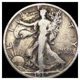 1919-S Silver Walking Liberty Half Dollar LIGHTLY