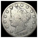 1886 Liberty Head Nickel NICELY CIRCULATED