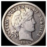 1899-O Silver Barber Dime LIGHTLY CIRCULATED