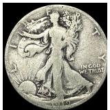 1919-S Silver Walking Liberty Half Dollar NICELY C