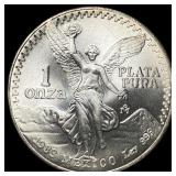 1983 Mexico Silver 1 Onza Libertad SUPERB GEM BU