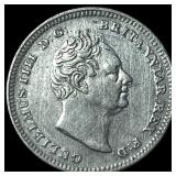 1837 Great Britain Silver 4 Pence