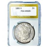 1881-S Morgan Silver Dollar PGA MS68+