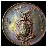 1937M Philippines Bronze 1 Centavo