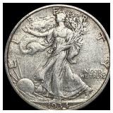 1934-S Silver Walking Liberty Half Dollar CLOSELY