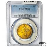 1898 $10 Gold Eagle PCGS MS62