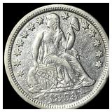 1853-O Seated Liberty Dime NEARLY UNCIRCULATED
