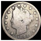 1883 Liberty Head Nickel (No Cents) NICELY CIRCULA