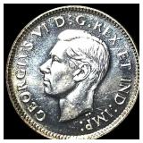1947 Canada Silver 10 Cents