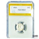 1923 Mercury Silver Dime PGA MS63