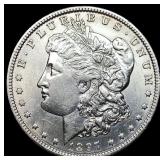 1897-O Silver Morgan Dollar ABOUT  UNCIRCULATED