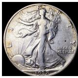 1938-D Silver Walking Liberty Half Dollar LIGHTLY