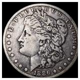 1886-O Silver Morgan Dollar ABOUT UNCIRCULATED