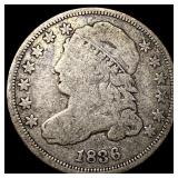 1836 Capped Bust Dime NICELY CIRCULATED