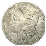 1893-CC Morgan Silver Dollar