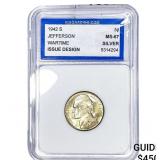 1942-S Jefferson Nickel IGS MS67