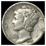 1926-D Silver Mercury Dime NEARLY UNCIRCULATED