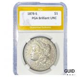 1878-S Morgan Silver Dollar PGA Brilliant UNC