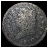 1840 Braided Hair Large Cent NICELY CIRCULATED