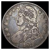 1831 Capped Bust Half Dollar NEARLY UNCIRCULATED