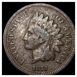 1873 Indian Head Cent NICELY CIRCULATED