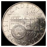 1967 Czechoslovakia Silver 10 Korun